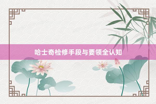 哈士奇检修手段与要领全认知